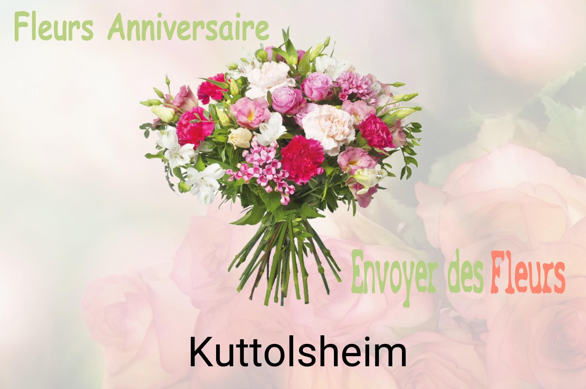 Bouquet de fleurs d’anniversaire livré à Kuttolsheim