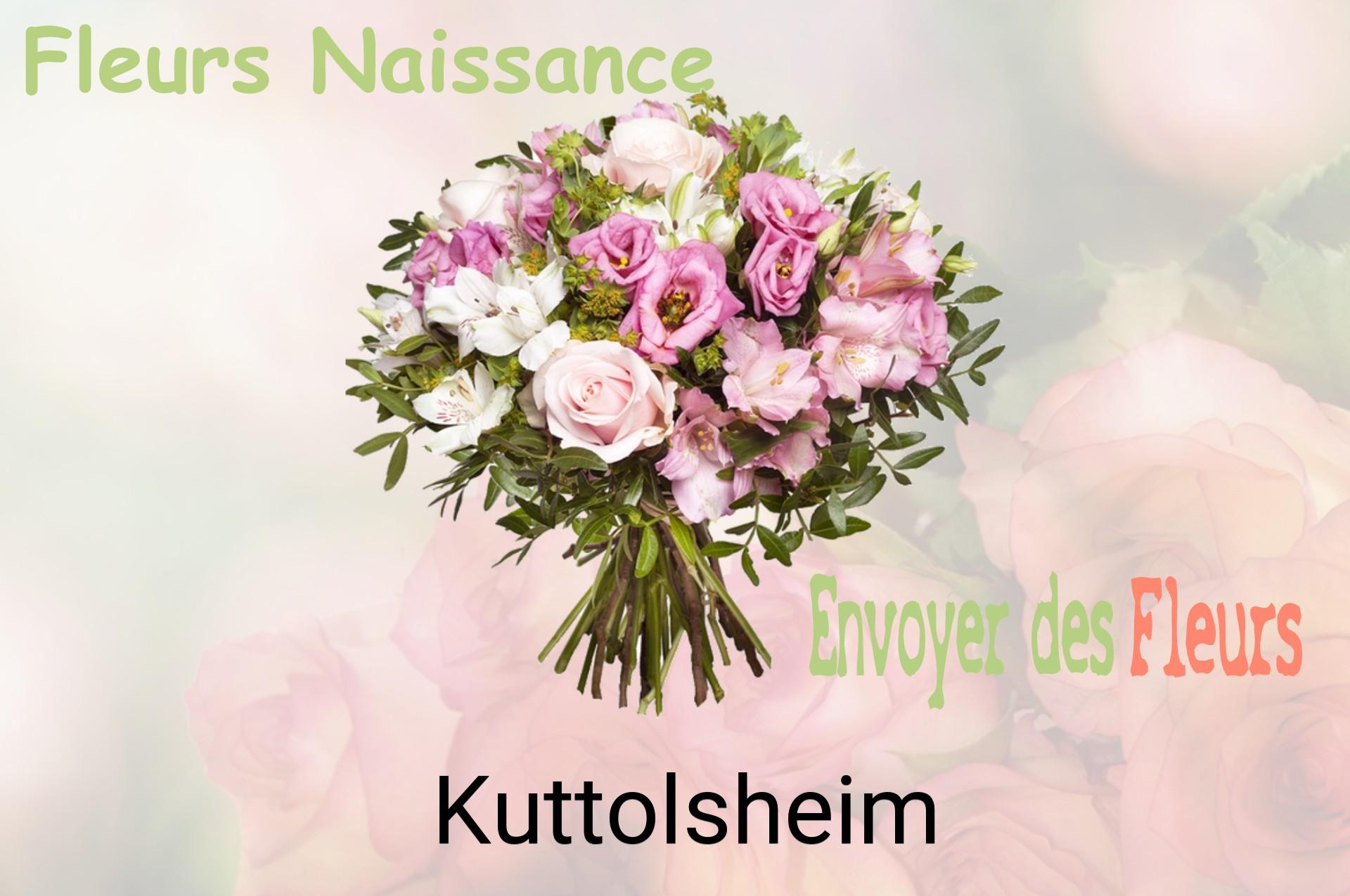 Bouquet de fleurs de naissance livré à Kuttolsheim